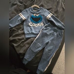 Little Sleepies Cookie Monster Jogger Set